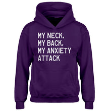 Youth My Neck, My Back, My Anxiety Attack Kids Hoodie