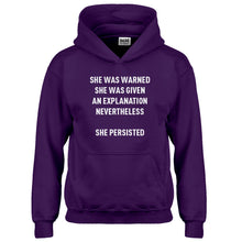 Hoodie She Persisted Venus Fist Kids Hoodie