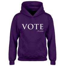 Youth Vote -Plato Kids Hoodie