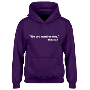 Youth We are Number One Kids Hoodie