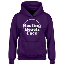 Youth Resting Beach Face Kids Hoodie