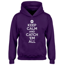 Hoodie Keep Calm and Catch em All! Kids Hoodie