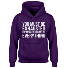 Hoodie You Must be Exhausted Kids Hoodie