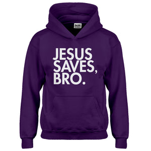 Hoodie Jesus Saves Bro Kids Hoodie