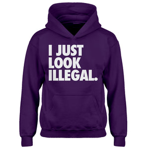 Hoodie Just Look Illegal Kids Hoodie