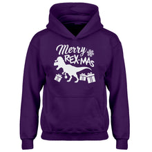 Youth Merry Rex-Mas Kids Hoodie