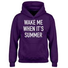 Youth Wake me When its Summer Kids Hoodie