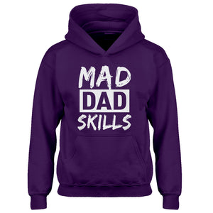 Youth Mad Dad Skills Kids Hoodie