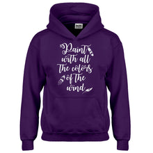 Hoodie Paint with all the Colors of the Wind Kids Hoodie