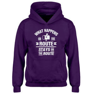 Hoodie What Happens on the Route Stays on the Route Kids Hoodie