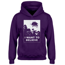 Youth I Want to Believe Flying Spaghetti Monster Kids Hoodie