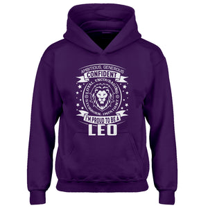 Hoodie Leo Astrology Zodiac Sign Kids Hoodie
