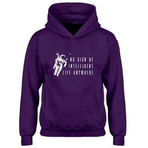 Hoodie No Sign of Intelligent Life Kids Hoodie