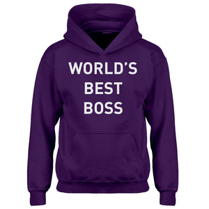 Youth World's Best Boss Kids Hoodie