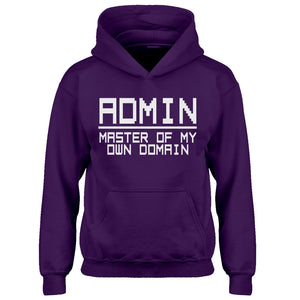 Hoodie Admin Master of my Domain Kids Hoodie