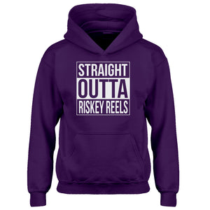 Youth Straight Outta Riskey Reels Kids Hoodie