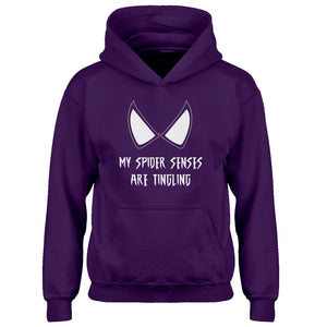 Youth My Spider Senses are Tingling Kids Hoodie
