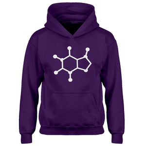 Hoodie Caffeine Molecule Kids Hoodie