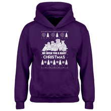 Hoodie We Wish You a Hairy Christmas Kids Hoodie