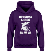 Youth Grandma Shark Kids Hoodie