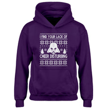 Hoodie I Find Your Lack of Cheer Disturbing Kids Hoodie