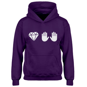 Youth DIAMOND HANDS Kids Hoodie