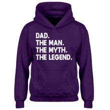 Youth Dad. The Man the Myth the Legend Kids Hoodie