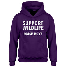 Youth Support Wildlife Raise Boys Kids Hoodie