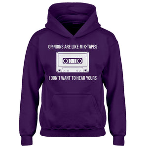 Youth Opinions are like Mixtapes Kids Hoodie