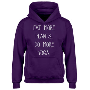 Hoodie More Plants More Yoga Kids Hoodie