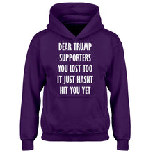 Hoodie Dear Trump Supporters Kids Hoodie