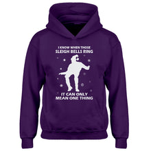 Hoodie When Those Sleigh Bells Ring Kids Hoodie