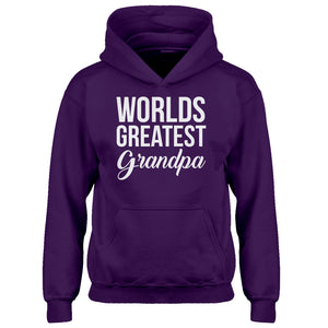 Youth World's Greatest Grandpa Kids Hoodie