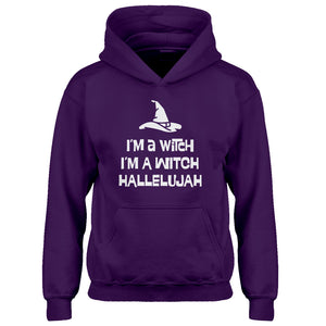 Youth Im a Witch Hallelujah Kids Hoodie