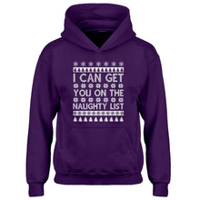 Hoodie I can get you on the Naughty List Kids Hoodie