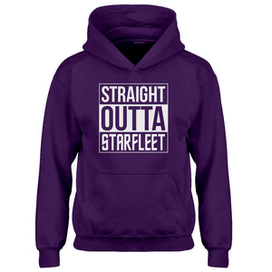 Youth Straight Outta Starfleet Kids Hoodie