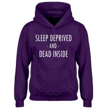 Hoodie Sleep Deprived and Dead Inside Kids Hoodie