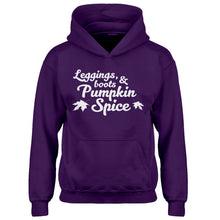 Youth Leggings, Boots, and Pumpkin Spice Kids Hoodie