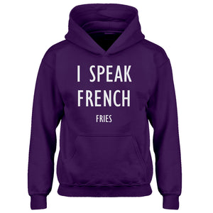 Hoodie I Speak French Fries Kids Hoodie