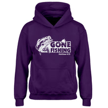 Hoodie Gone Fishin Kids Hoodie