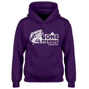 Hoodie Gone Fishin Kids Hoodie