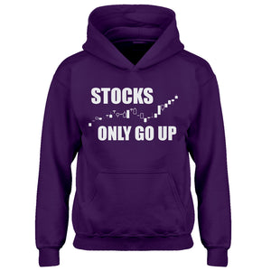 Youth STOCKS ONLY GO UP Kids Hoodie