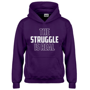 Hoodie The Struggle is Real Kids Hoodie