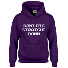 Hoodie Don't Dig Straight Down Kids Hoodie