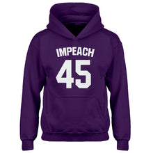 Youth Impeach 45 Kids Hoodie