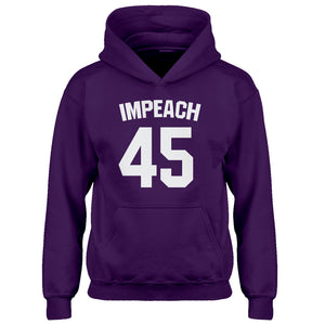 Youth Impeach 45 Kids Hoodie