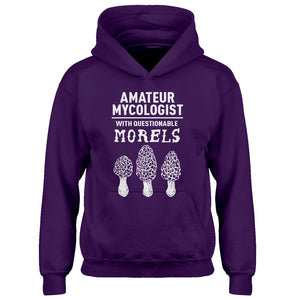 Youth Questionable Morels Kids Hoodie