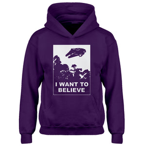 Youth I Want to Believe Star Ship Kids Hoodie