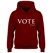Youth Vote -Plato Kids Hoodie