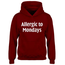 Youth Allergic to Mondays Kids Hoodie